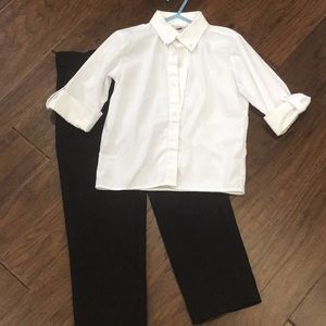 Classic Boys Dress Pant and Shirt Set Size 5/6